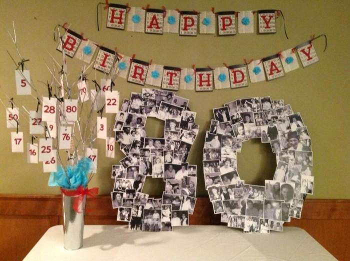 80 party decoration ideas