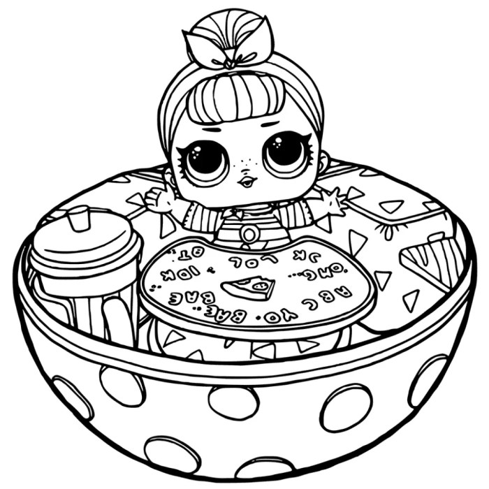 L.o.l doll coloring pages