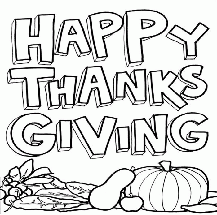 Thanksgiving coloring pages free