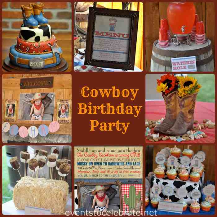 Decoration cowboy theme party