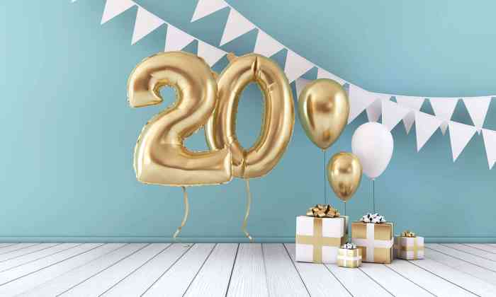 Decoration ideas for 20th birthday