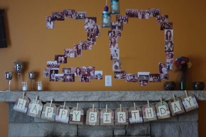 Decoration ideas for 20th birthday