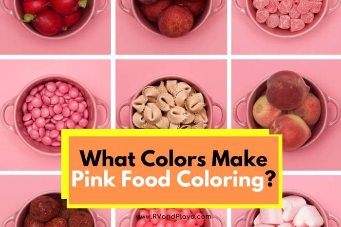 How to make pink food coloring