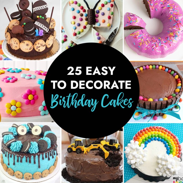 Cake decoration ideas for birthday