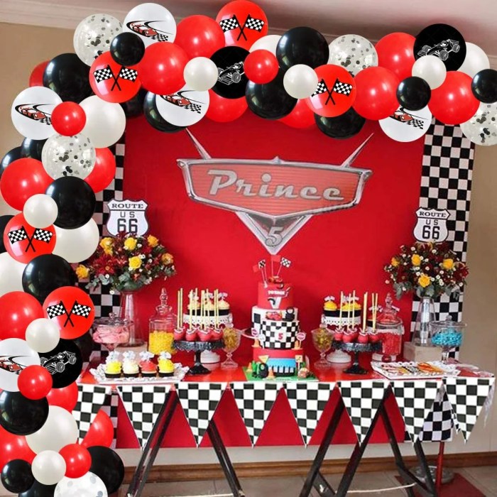 Car theme birthday decoration ideas