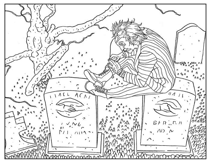 Beetlejuice coloring pages