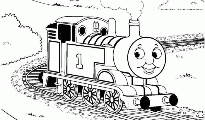 Thomas coloring pages