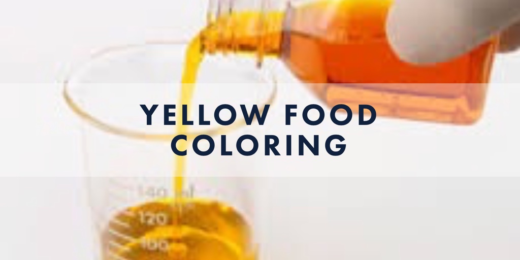 How to make yellow food coloring