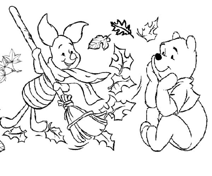 Plants coloring pages fall