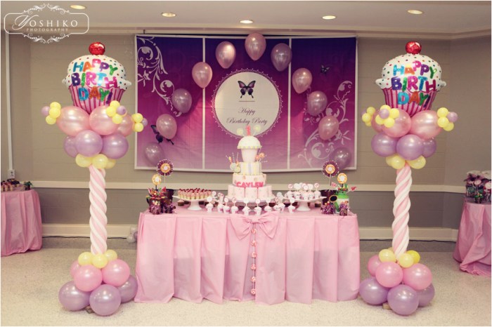 First birthday party decoration