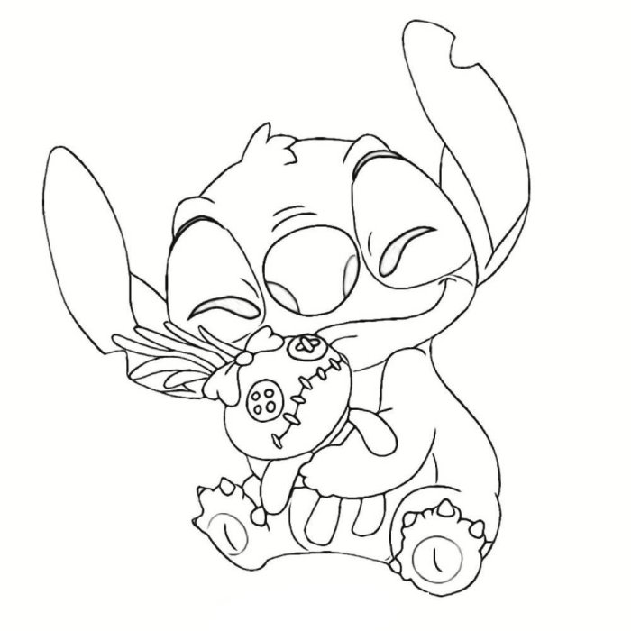 Lilo coloring page