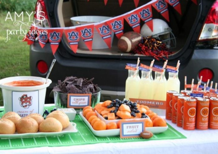 Tailgate party decoration ideas