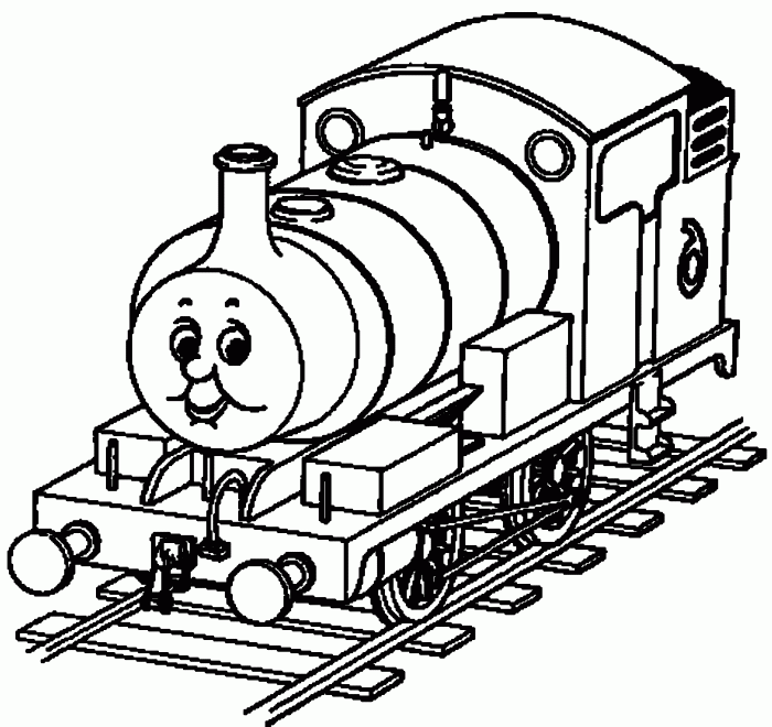 Thomas tank engine coloring drawing pages train getdrawings