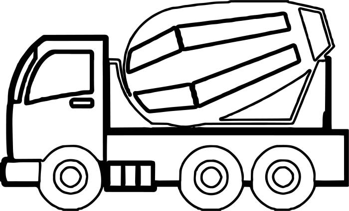 Coloring truck pages