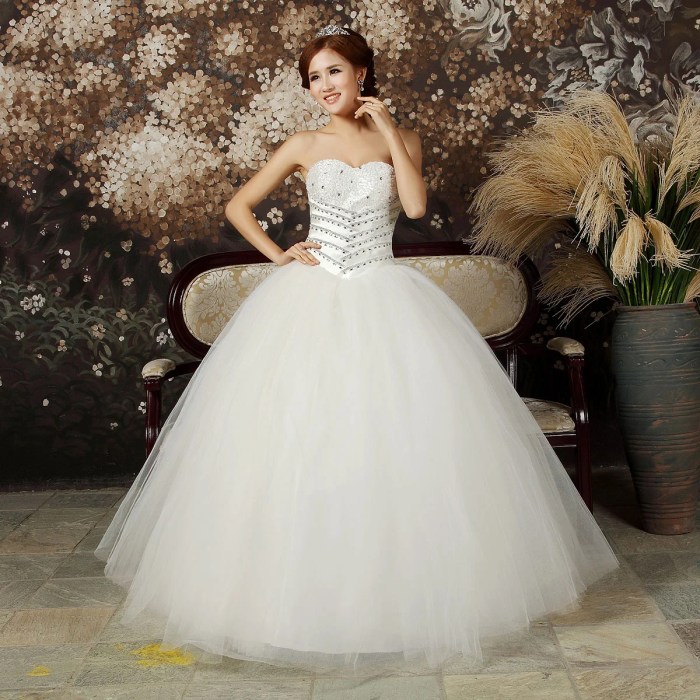 Simple princess wedding dresses