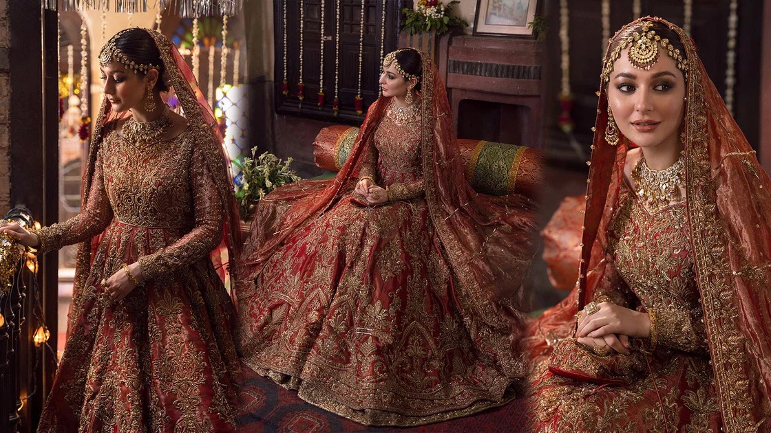 Dresses pakistani bridal wedding indian pakistan latest collection red barat trends lehenga gowns dress designs women brides sharara wear bride