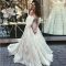 Puffy Long Sleeve Wedding Dresses