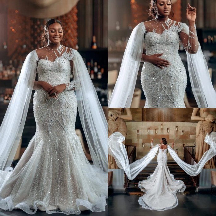 Plus size wedding dresses mermaid style