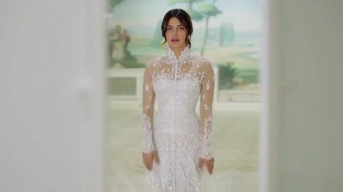 Priyanka chopra wedding dresses