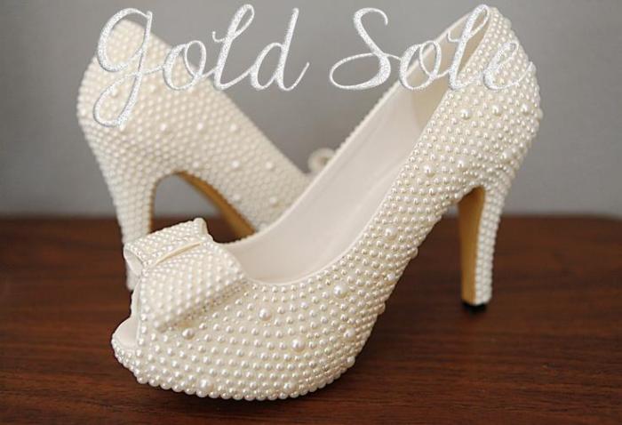 Shoes for a wedding dress